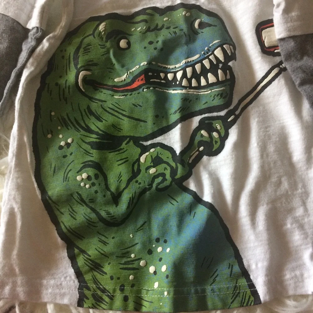 Carter's Dinosaur Thermal Long Sleeve Shirt 4